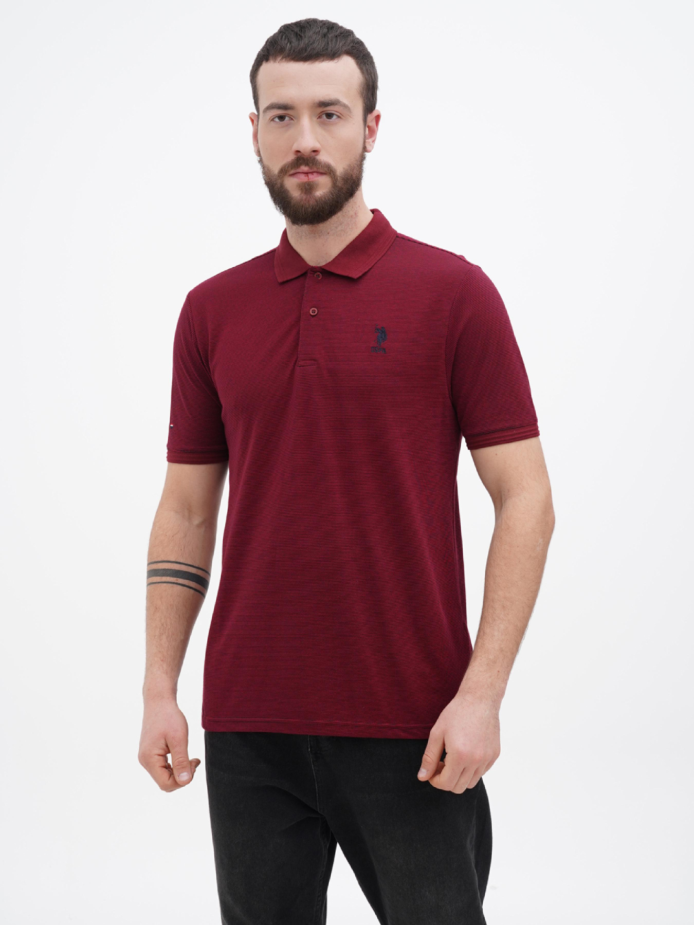 Поло US Polo модель USPA.1364501.VR014 Фото