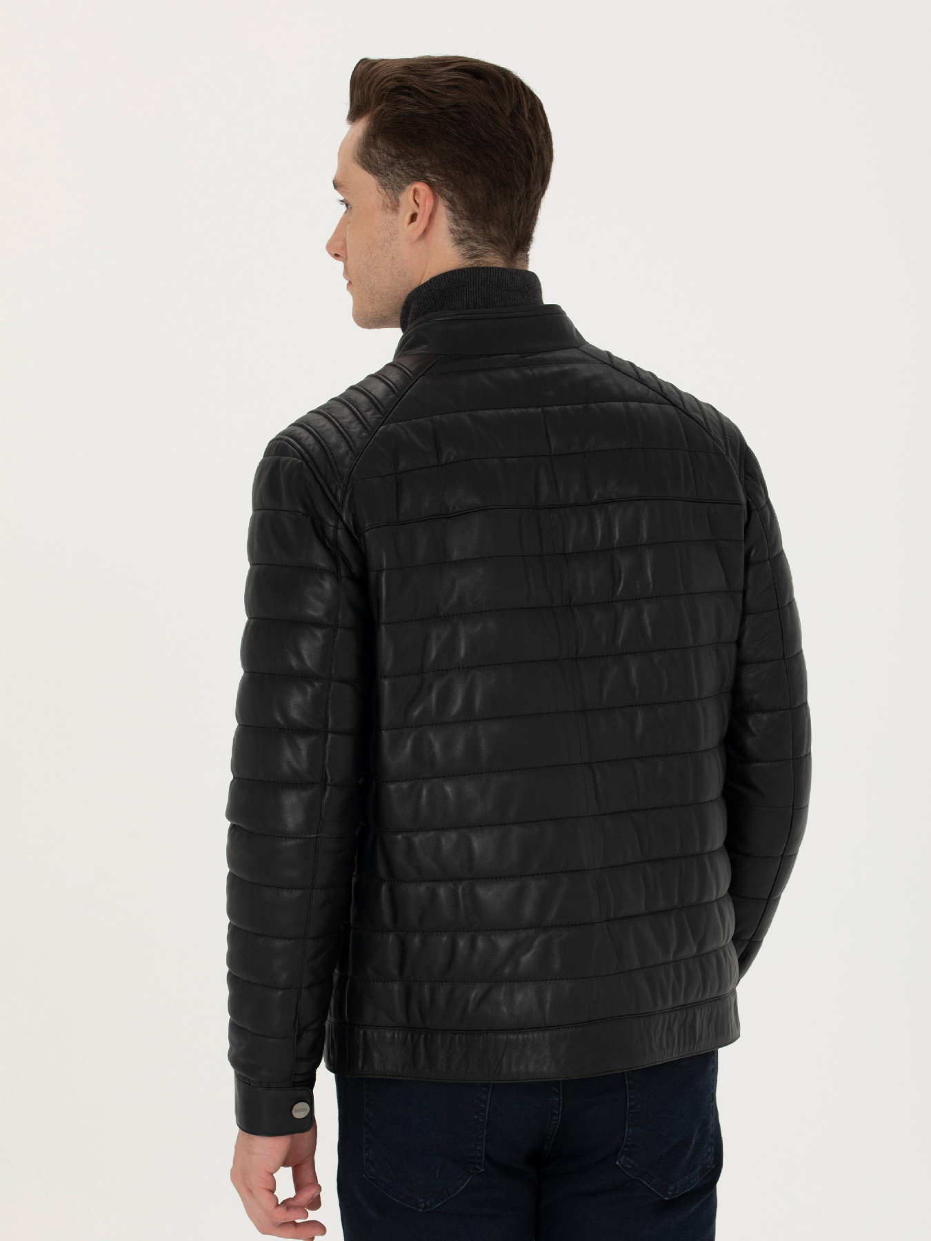 Куртка кожаная US Polo модель G081SZ035.000.K23034.001 Фото