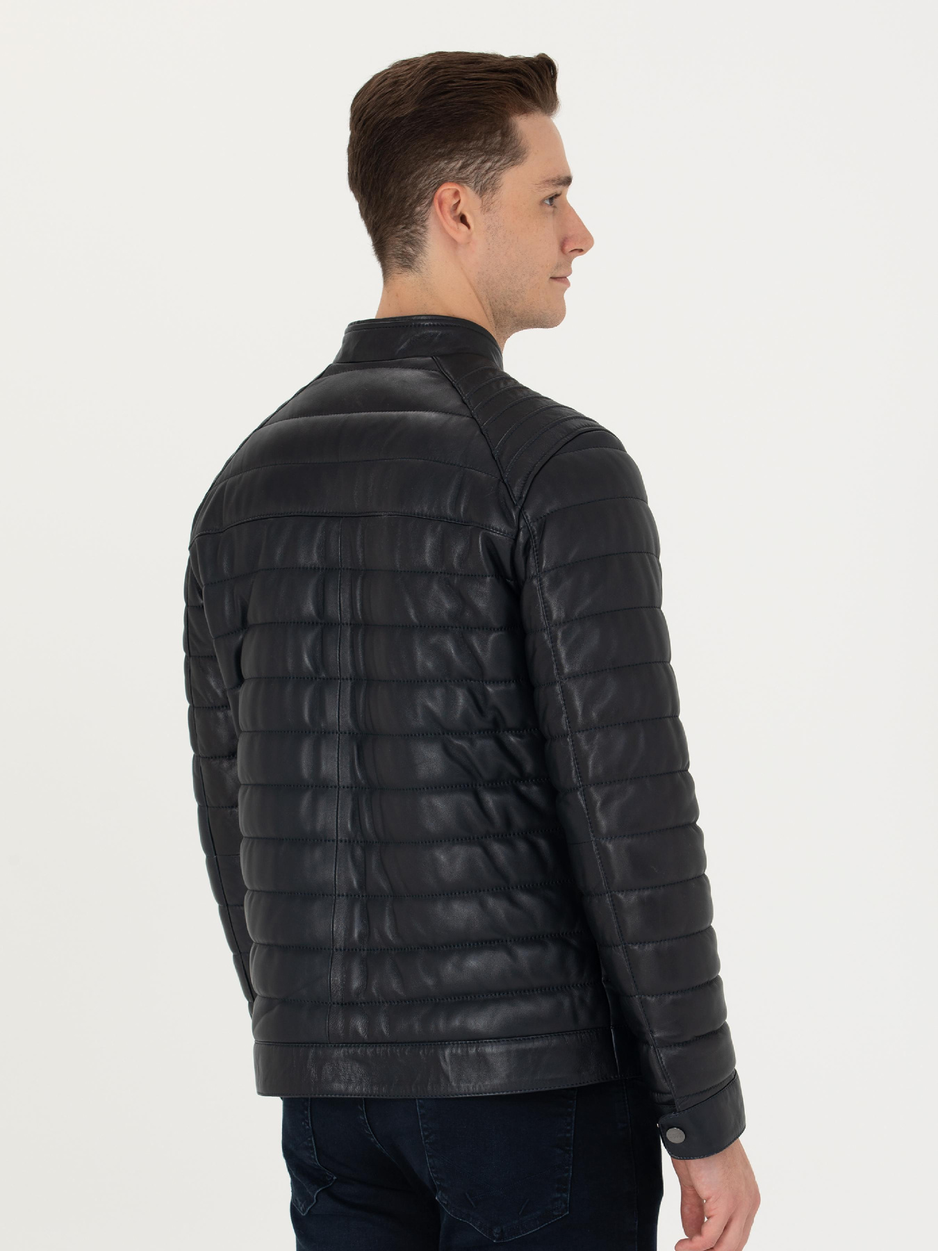 Куртка кожаная US Polo модель G081SZ035.000.K23034.200 Фото