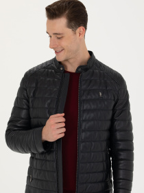 Куртка кожаная US Polo модель G081SZ035.000.K23034.200 Фото