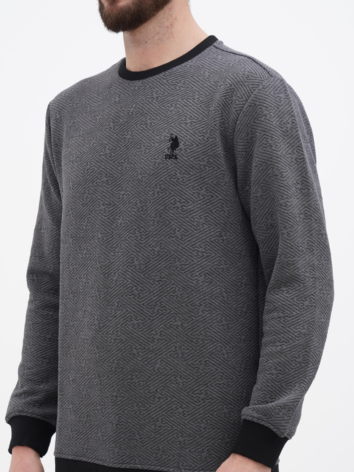 Світшот US Polo модель USPA.1450002.VR024 Фото