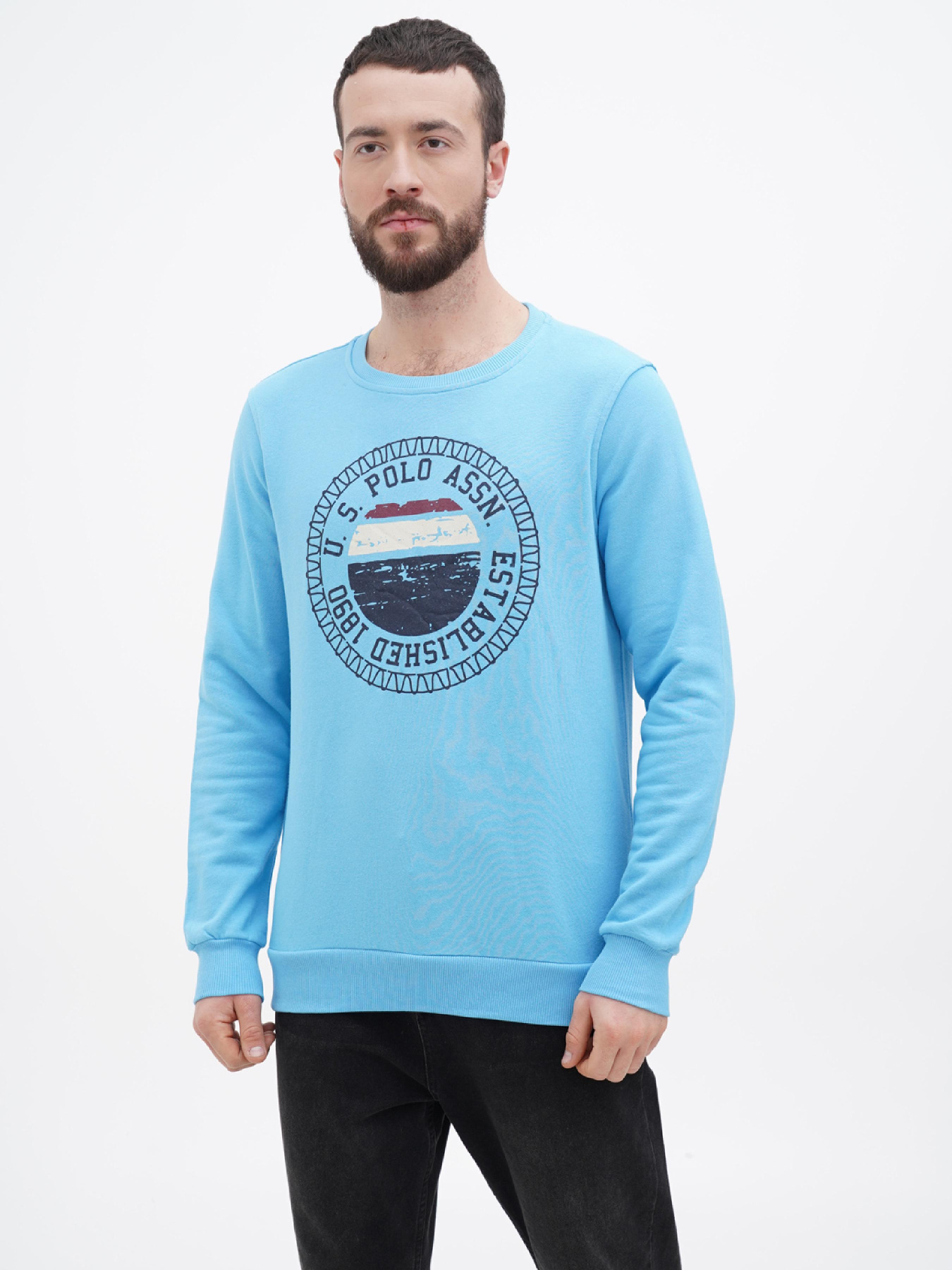 Свитшот US Polo модель USPA.1450004.VR003 Фото