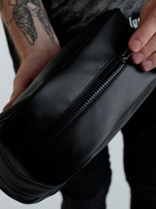 Косметичка еко чорна CB03 KSTS3011 Without модель 8015666 Фото