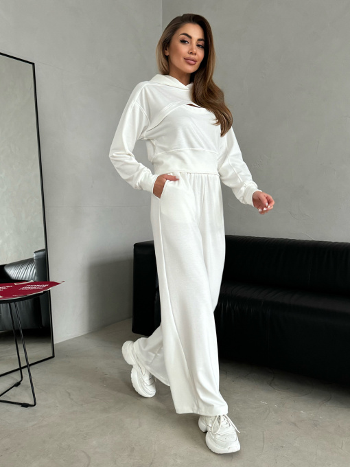 Повсякденний костюм ISSA Plus модель 14462_молочный Фото