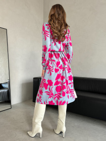 Платье миди ISSA Plus модель 14464_серый Фото