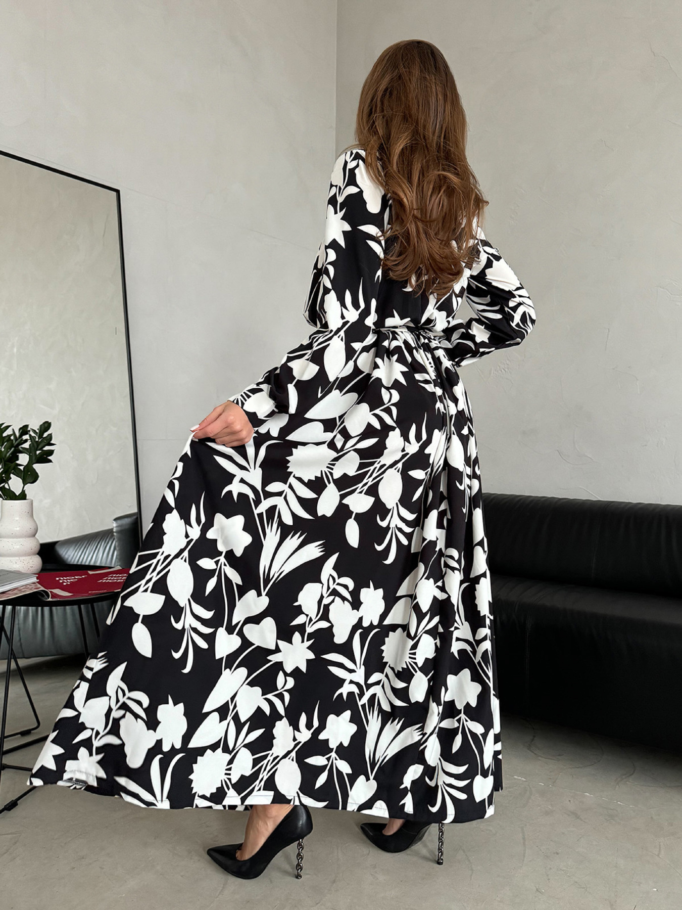 Платье макси ISSA Plus модель 14465_черный Фото