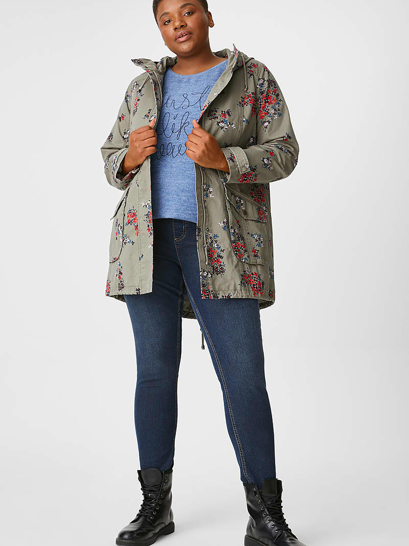 Скинни джинсы C&A модель 71766 Скинни джинсы C&A модель 71766 Фото