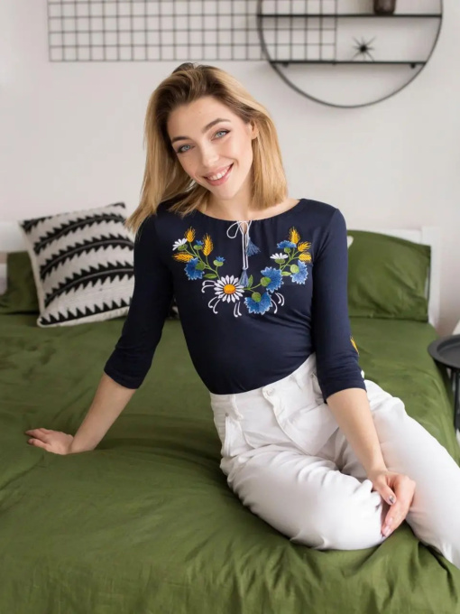 Вышитая рубашка Melanika модель 1527950098 Фото