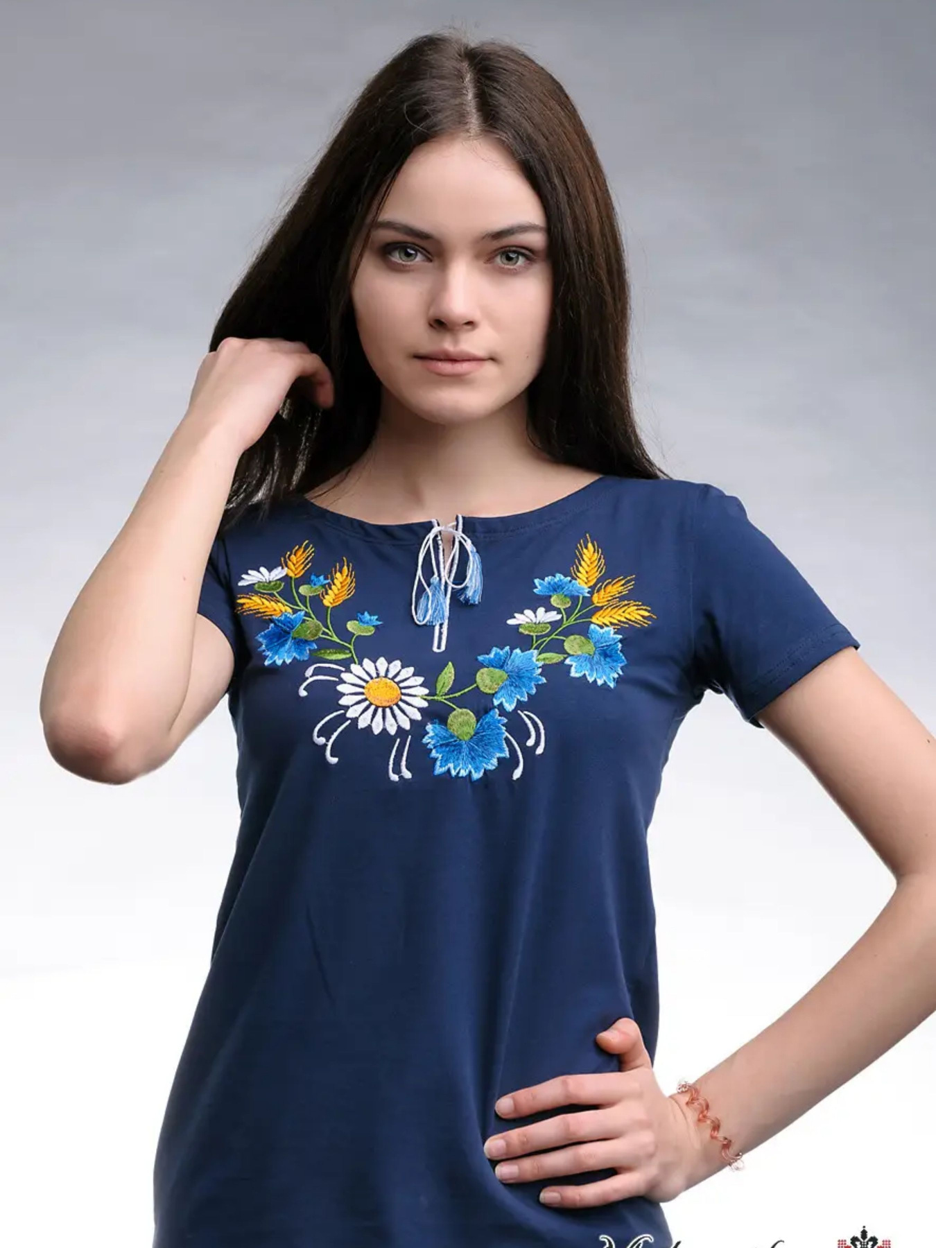 Вышитая рубашка Melanika модель 1528605652 Фото