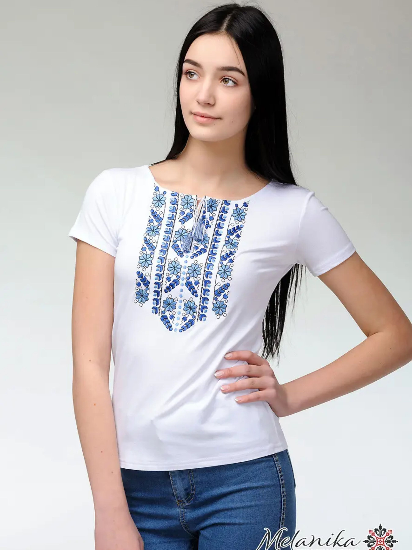 Вышитая рубашка Melanika модель 1528653079 Фото