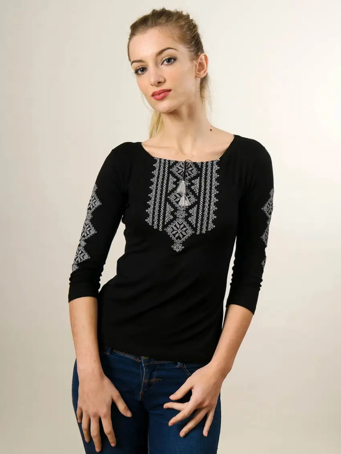 Вышитая рубашка Melanika модель 1528129166 Фото