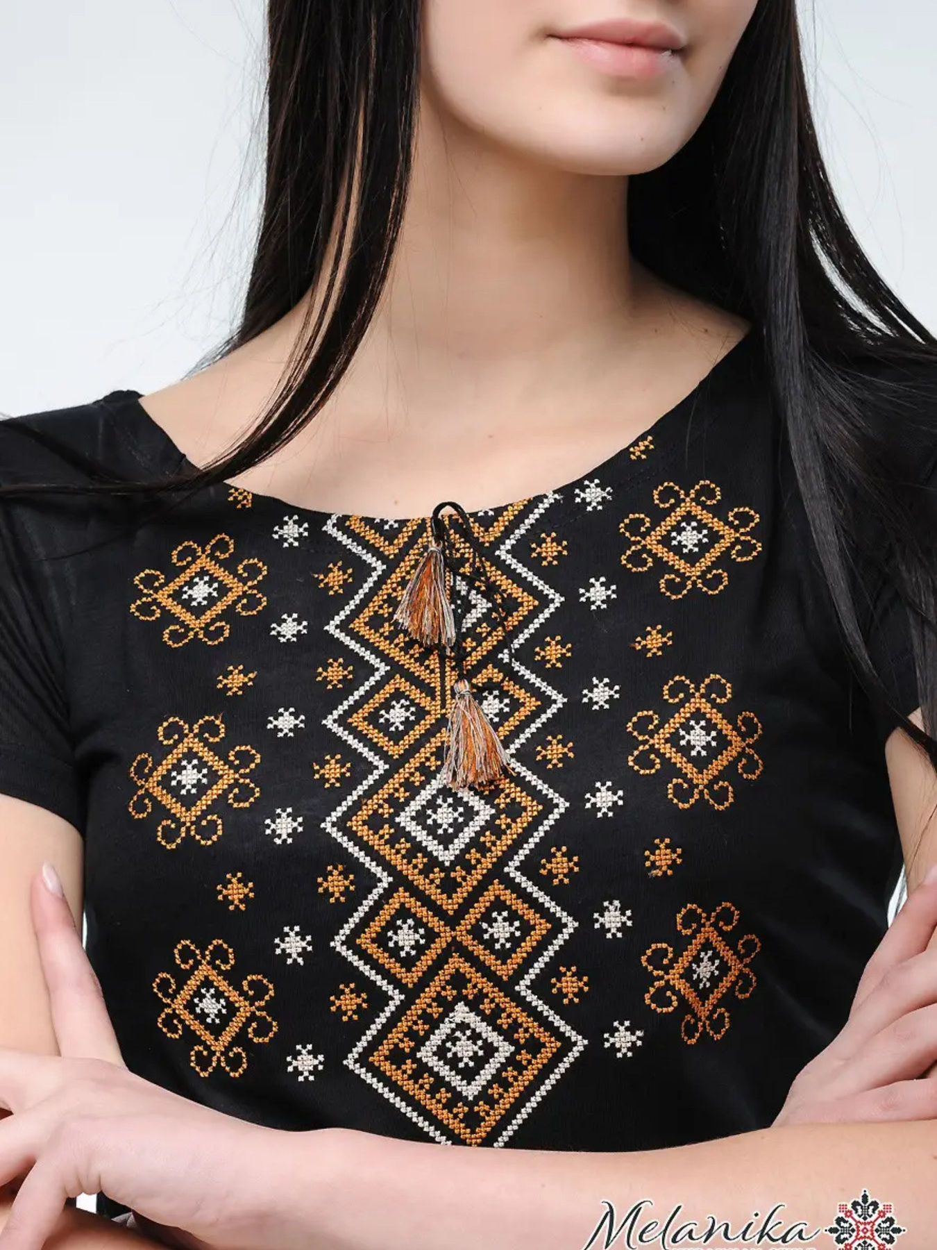 Вышитая рубашка Melanika модель 1528662931 Фото
