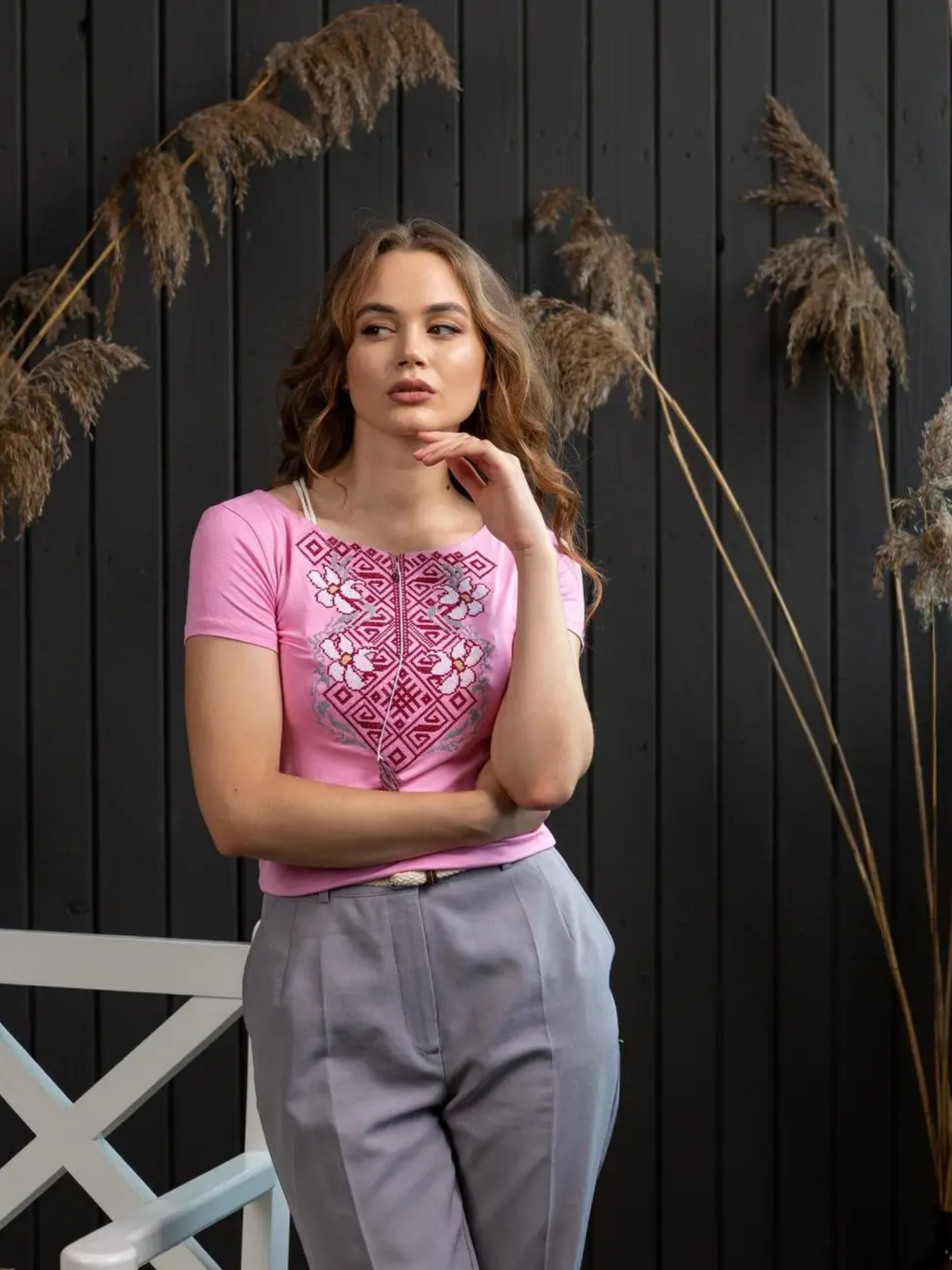 Вышитая рубашка Melanika модель 1528577297 Фото