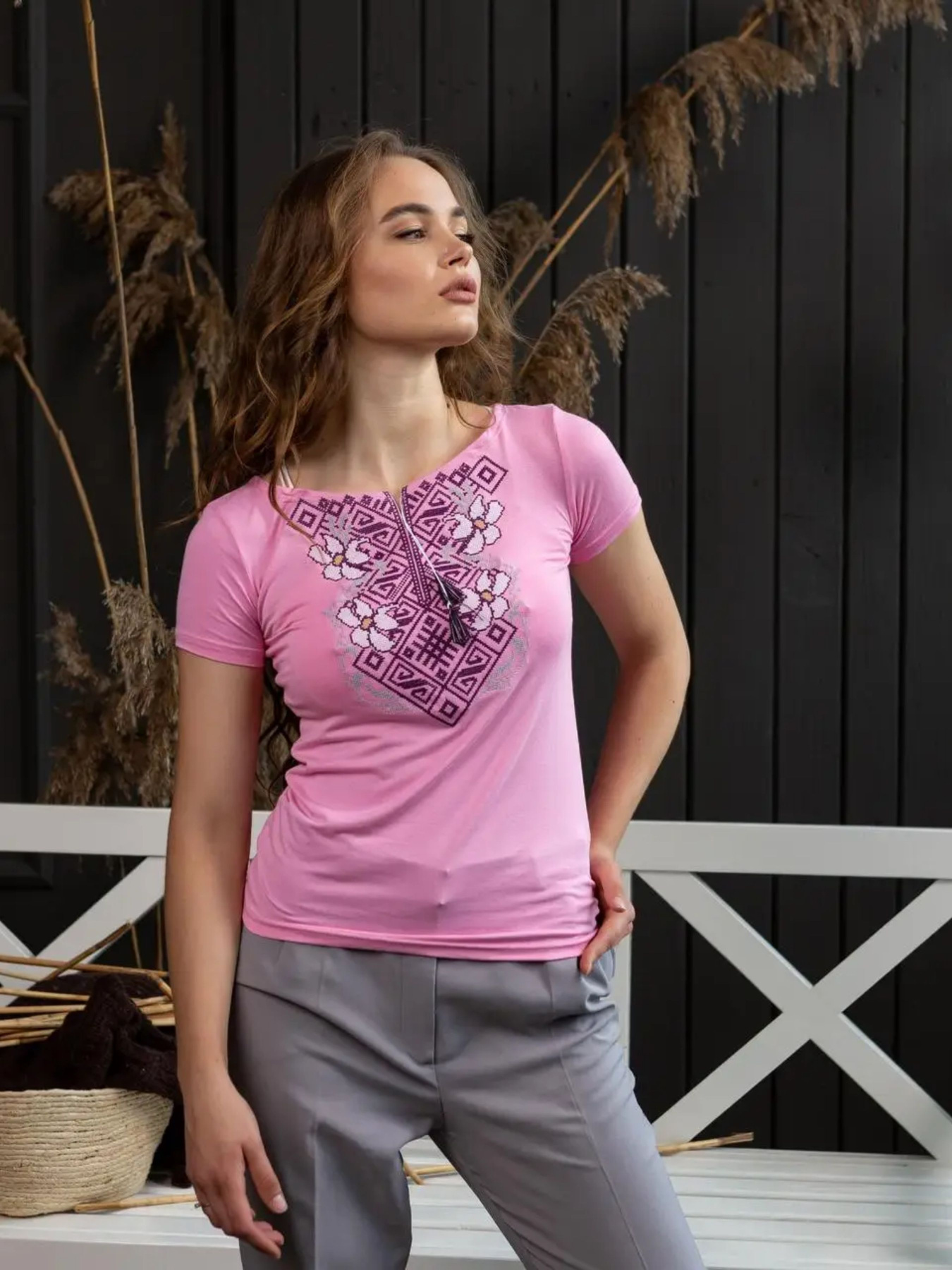 Вышитая рубашка Melanika модель 1528577297 Фото