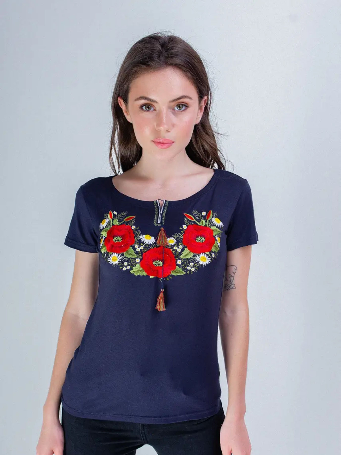 Вышитая рубашка Melanika модель 1528599821 Фото