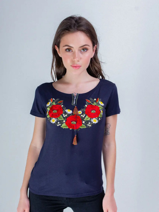 Вышитая рубашка Melanika модель 1528599821 Фото