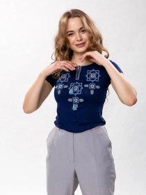 Вышитая рубашка Melanika модель 1528573704 Фото