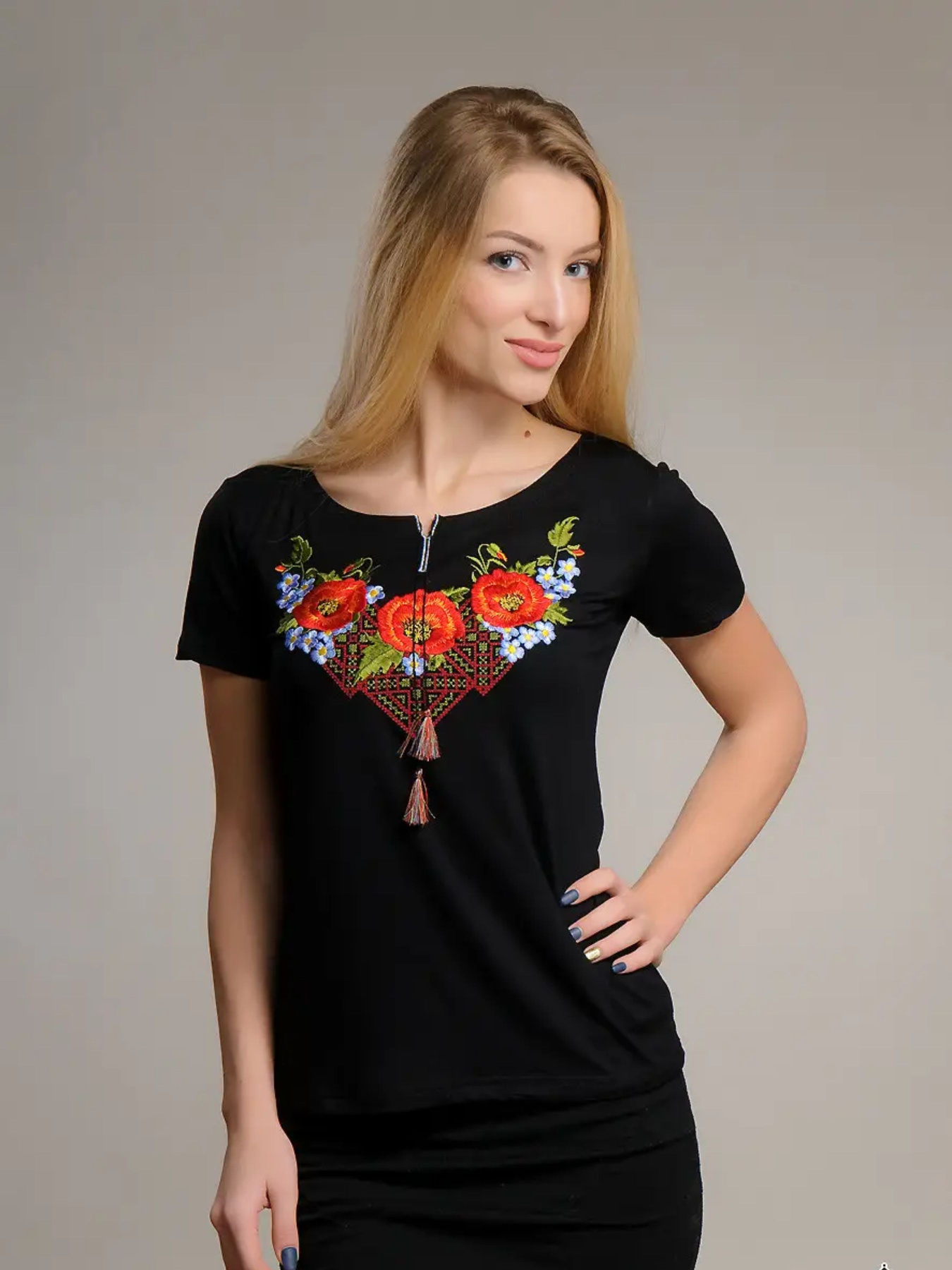 Вышитая рубашка Melanika модель 1528687034 Фото