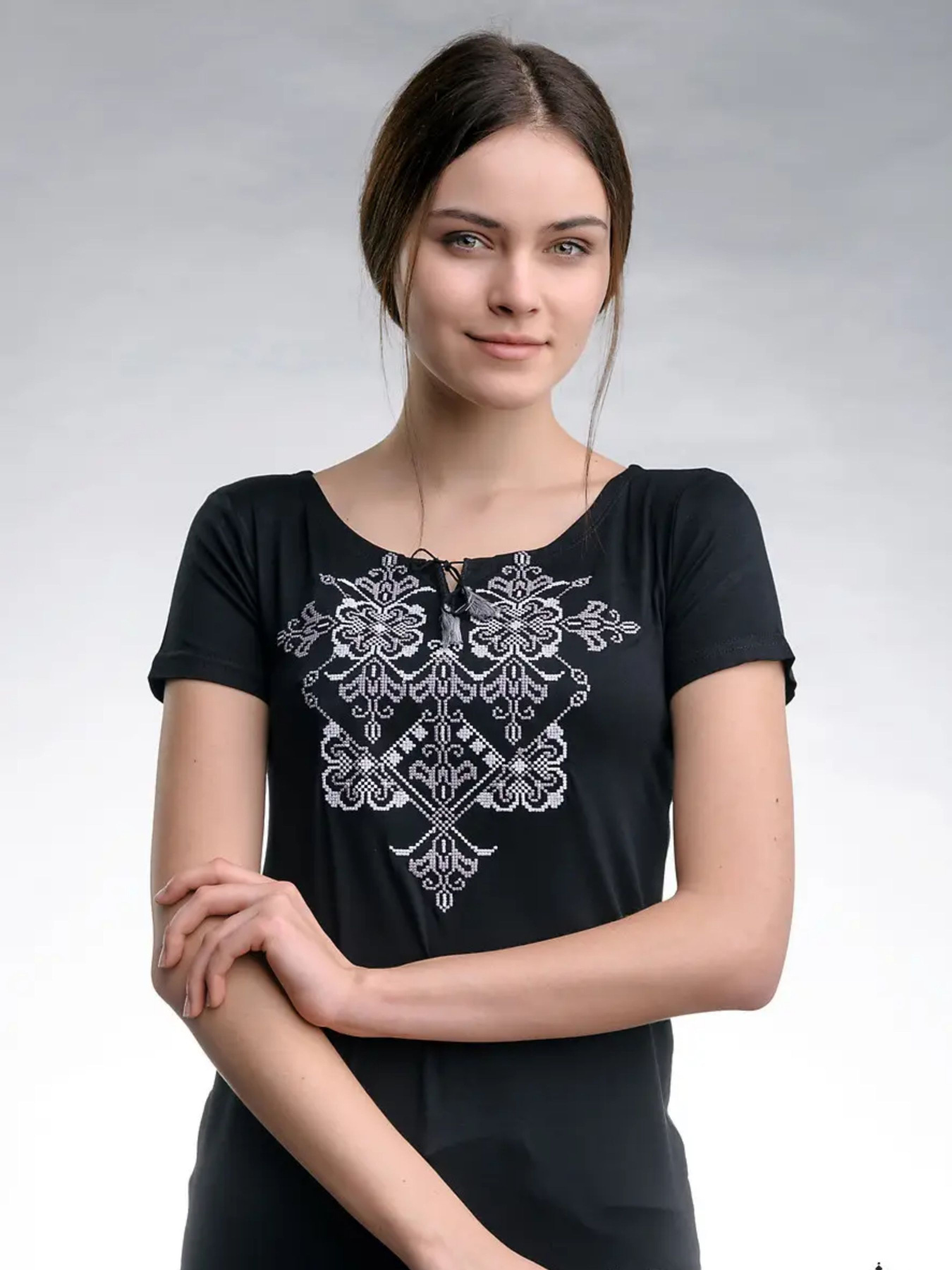 Вышитая рубашка Melanika модель 1528657744 Фото