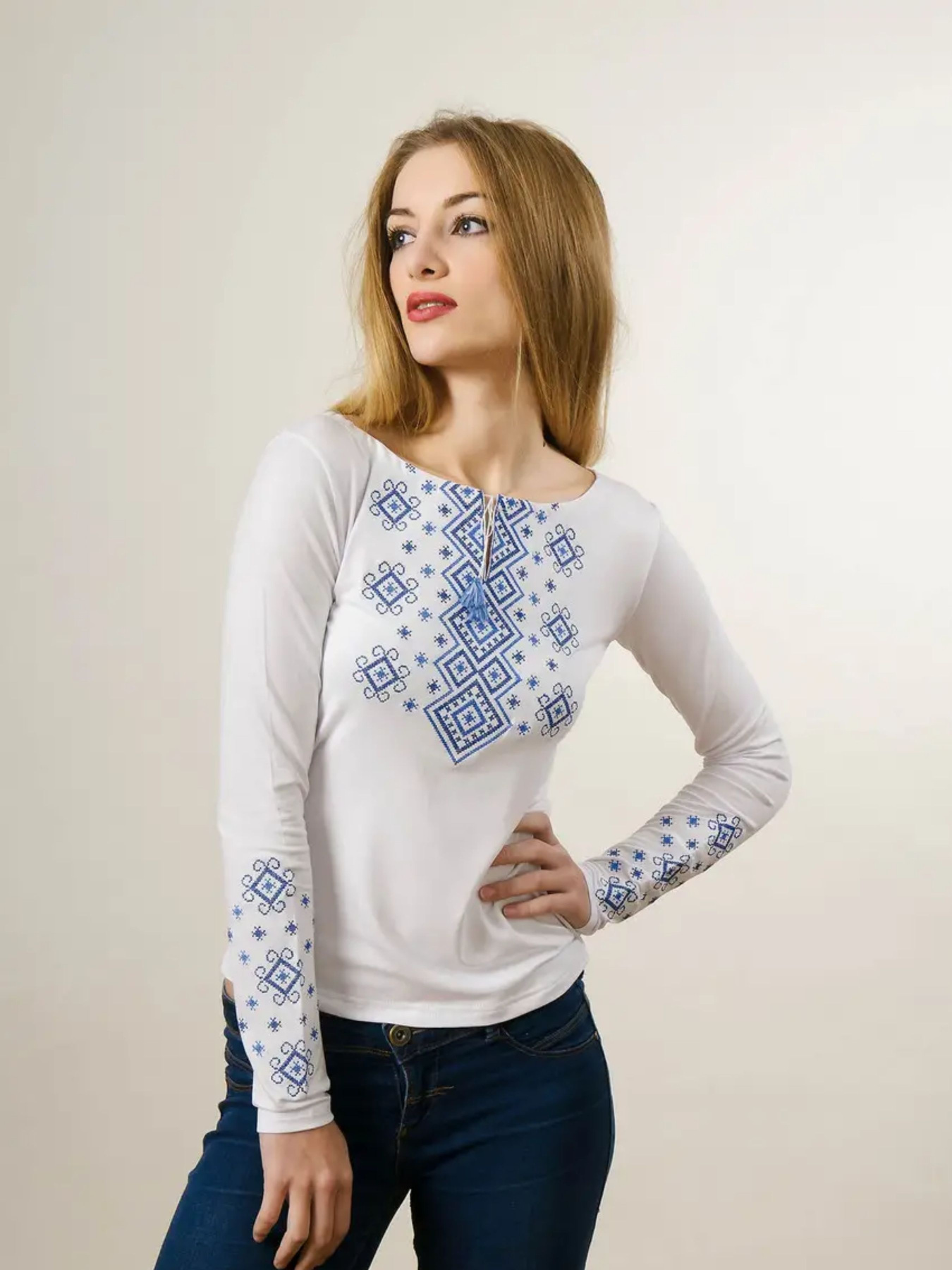 Вышитая рубашка Melanika модель 1527350739 Фото