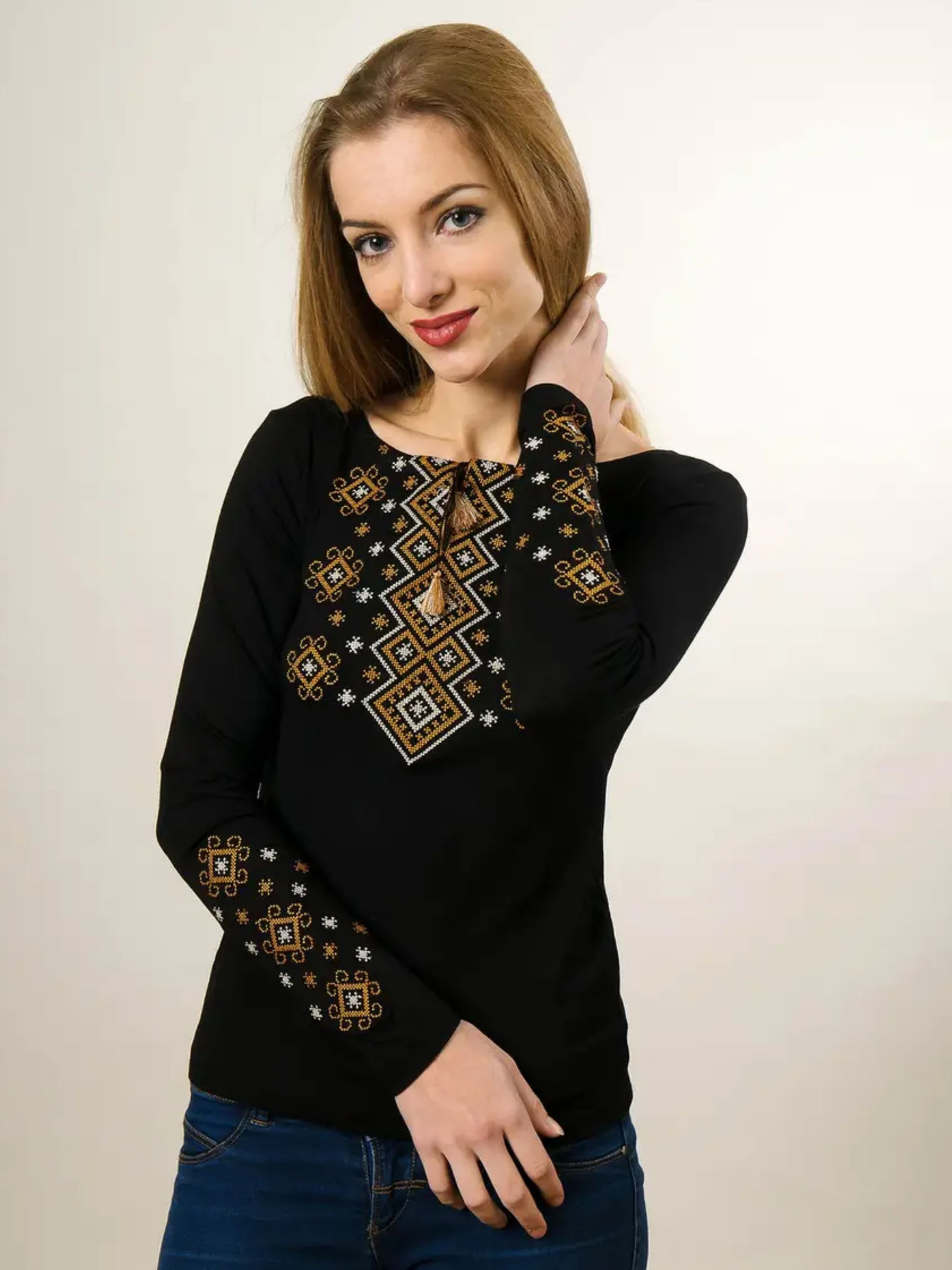 Вышитая рубашка Melanika модель 1527375520 Фото