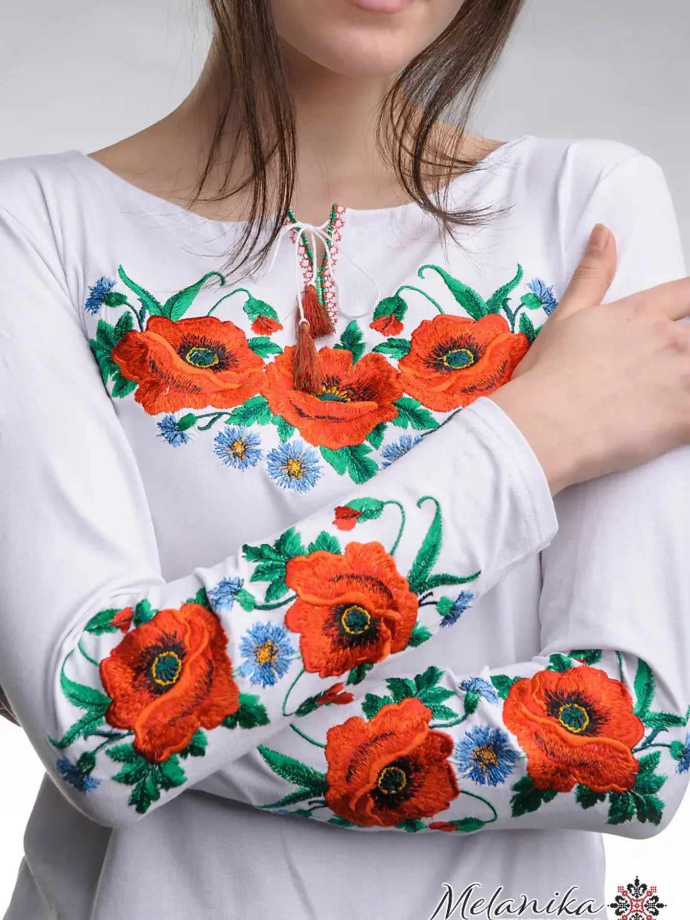 Вышитая рубашка Melanika модель 1527325624 Фото