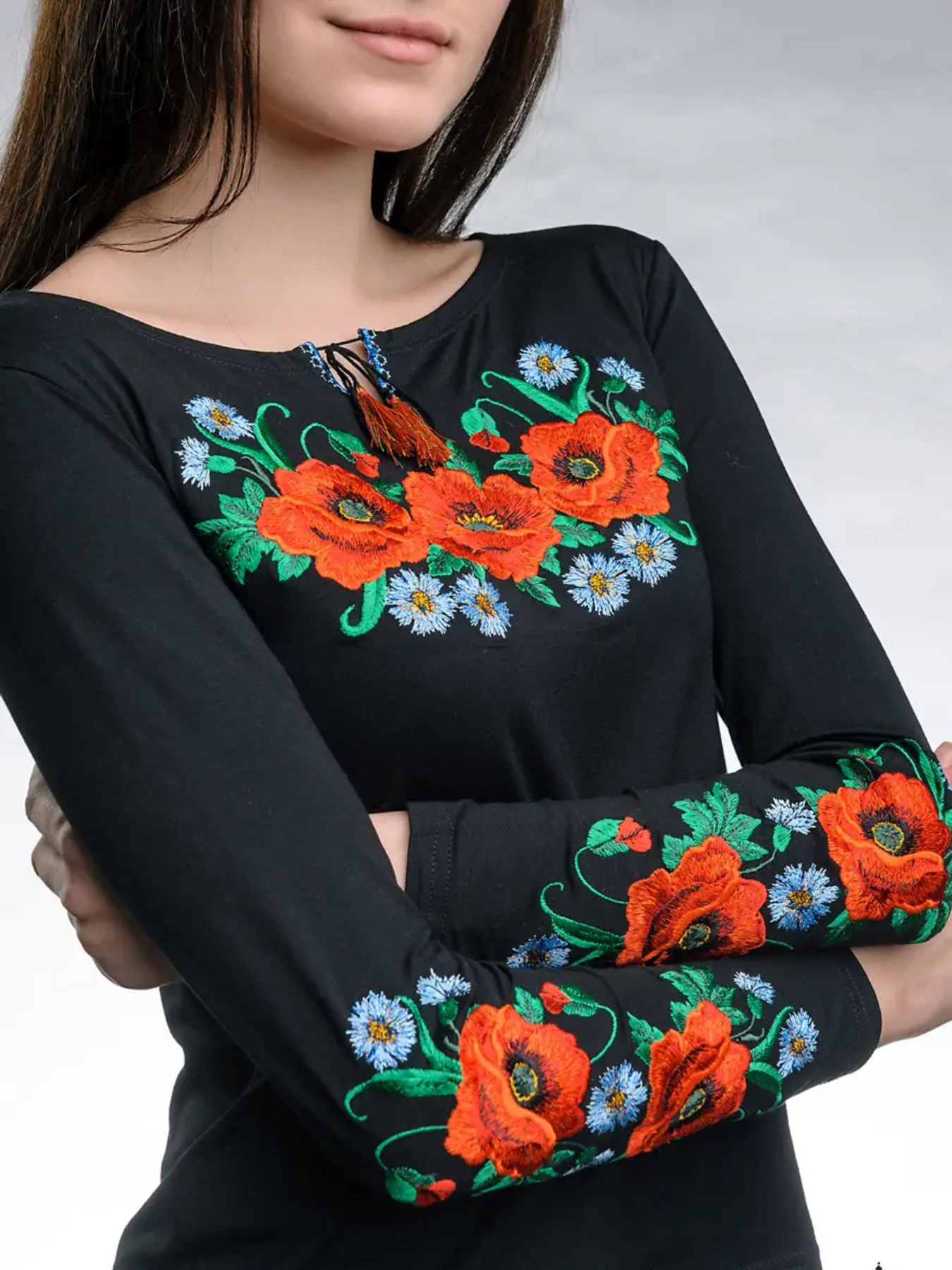 Вышитая рубашка Melanika модель 1527330910 Фото