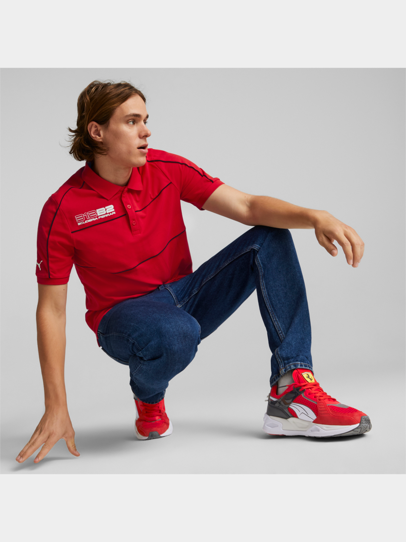 Поло PUMA Ferrari Race Polo модель 535835 Фото