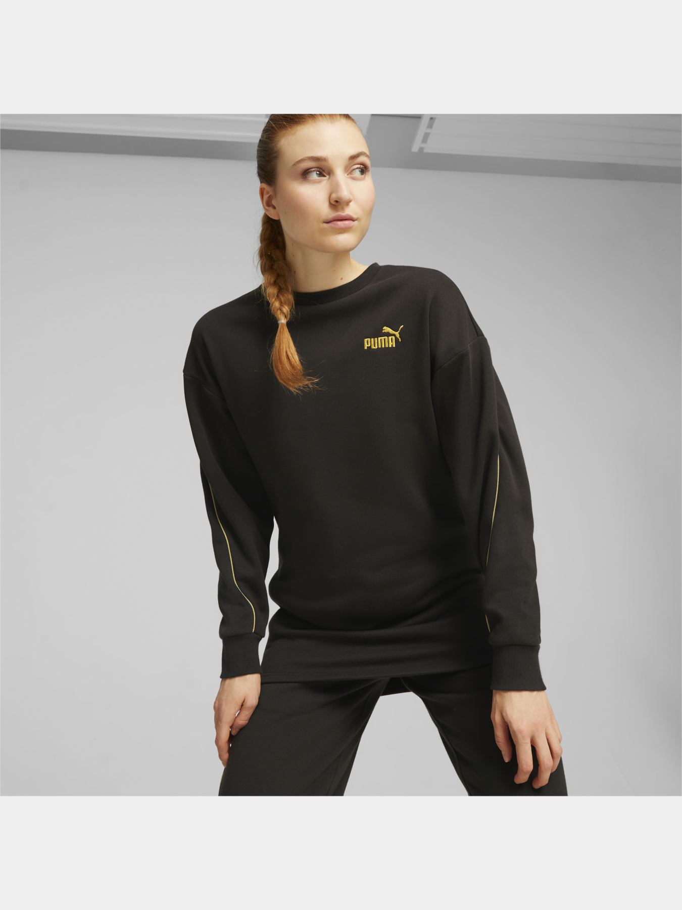 Платье миди PUMA Ess+ Minimal Gold Crew Dress модель 680023 Фото