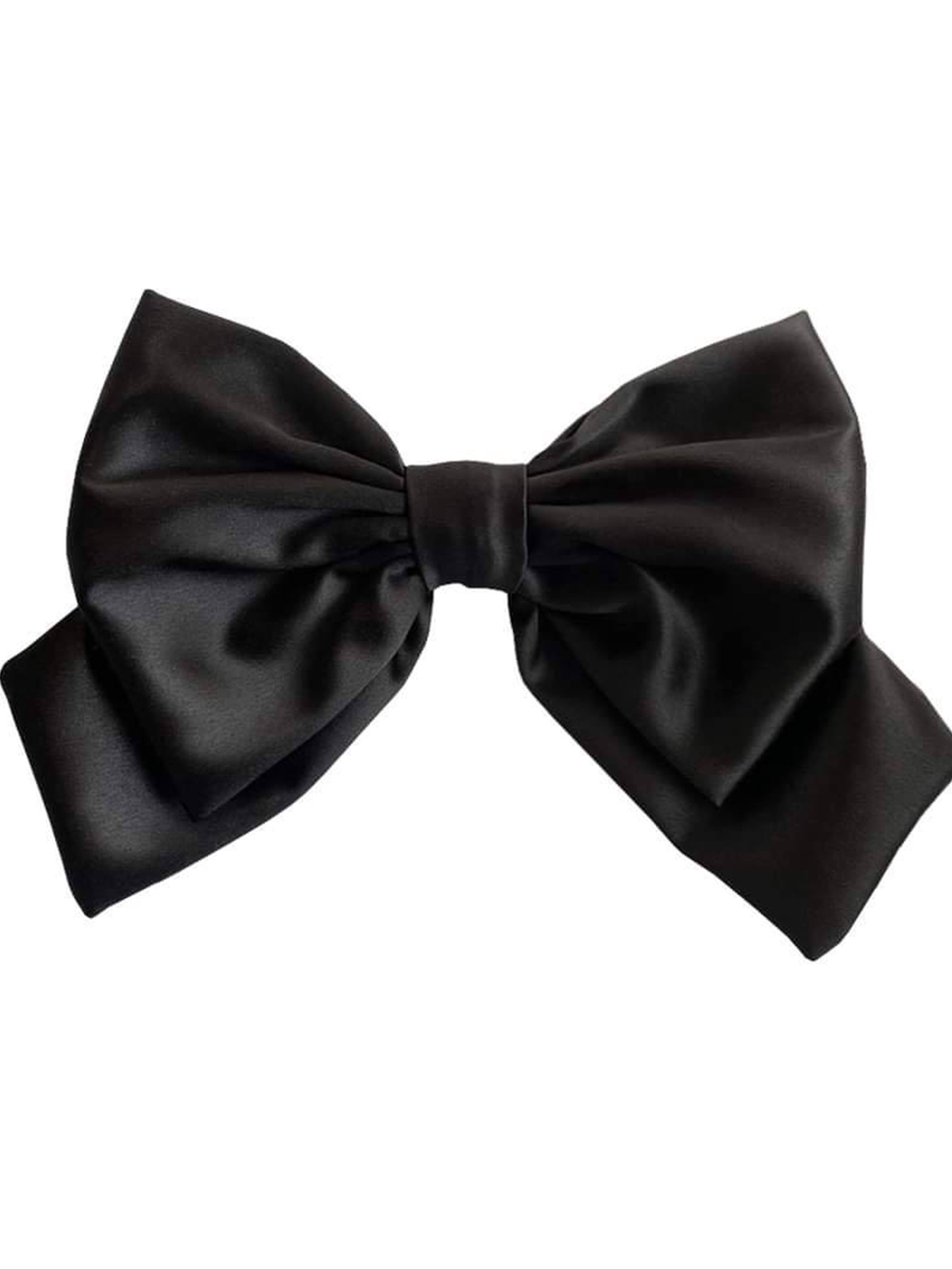 Білий великий бант, модний та стильний аксесуар шпилька для волосся MyScarf модель ba_0471 Фото