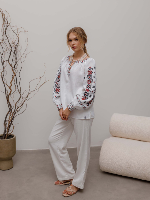 Вишита сорочка Svarga модель SV-FB00490-1111-10001 Фото