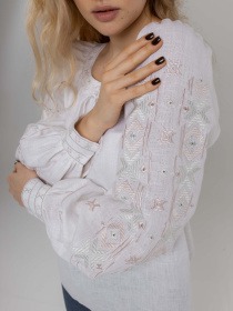 Вышитая рубашка Svarga модель SV-FB00612-1111-10001 Фото