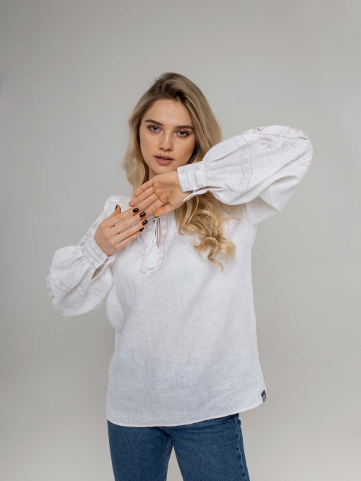 Вышитая рубашка Svarga модель SV-FB00612-1111-10001 Фото