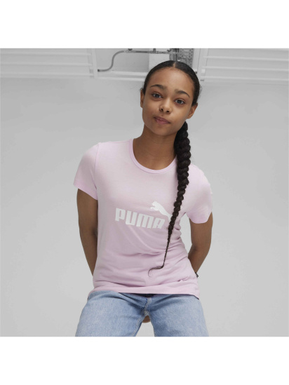 Футболка PUMA Ess Logo Tee модель 587029 — фото 3 - INTERTOP