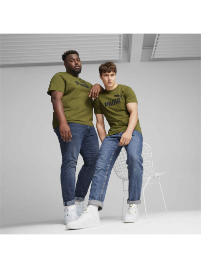 Футболка PUMA Ess Logo Tee модель 586667 — фото 3 - INTERTOP
