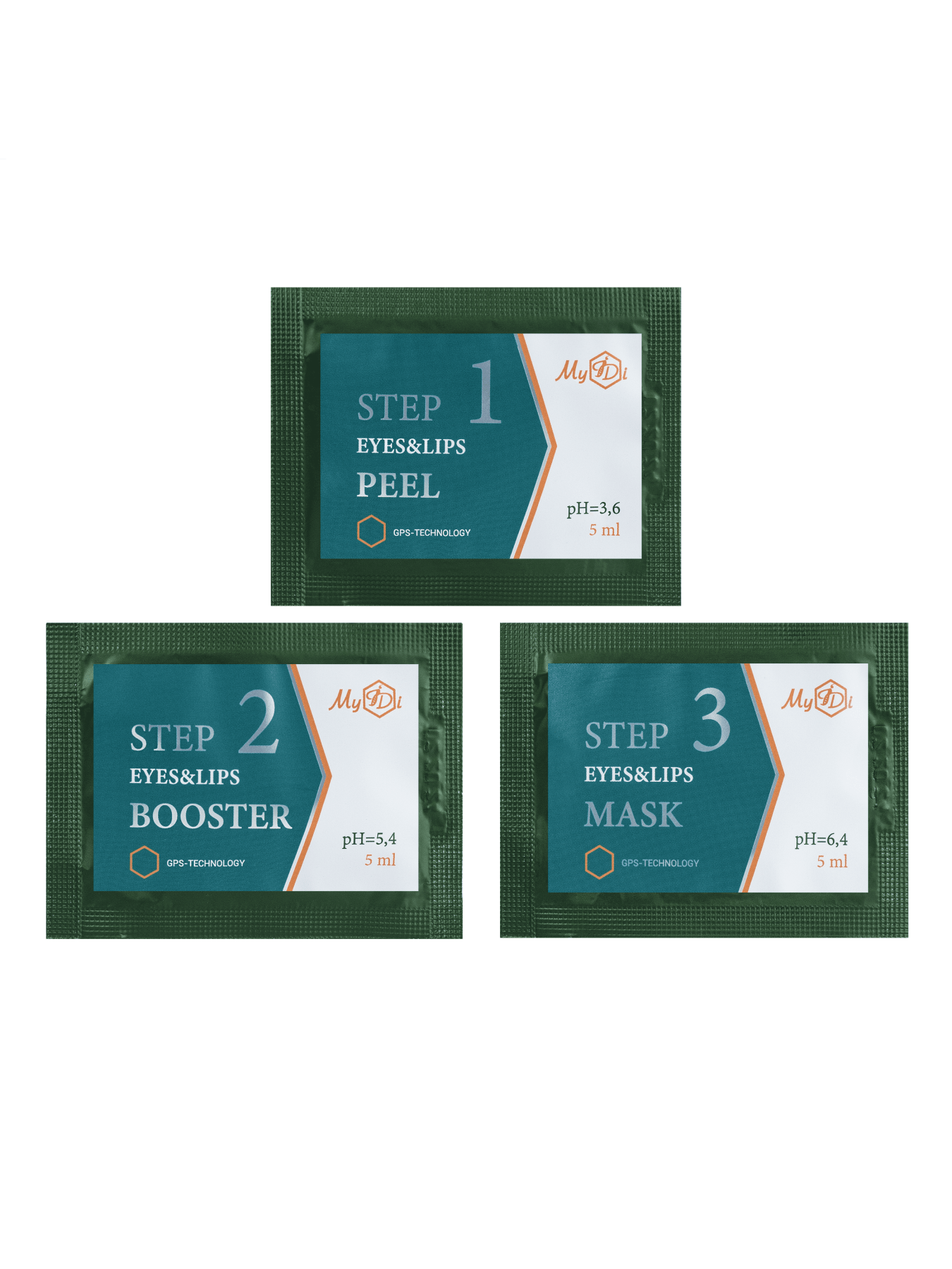 Пилинг набор для губ и глаз MyIDi модель 4820096238318 Фото