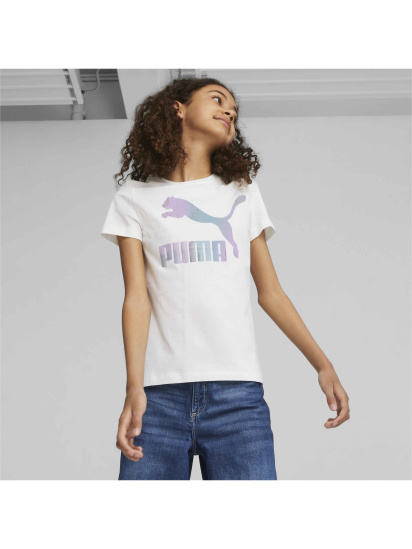 Футболка PUMA Classics Iridescent Logo Tee модель 622904 — фото 3 - INTERTOP