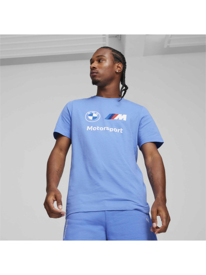 Футболка PUMA Bmw Mms Ess Logo Tee модель 621314 — фото 3 - INTERTOP