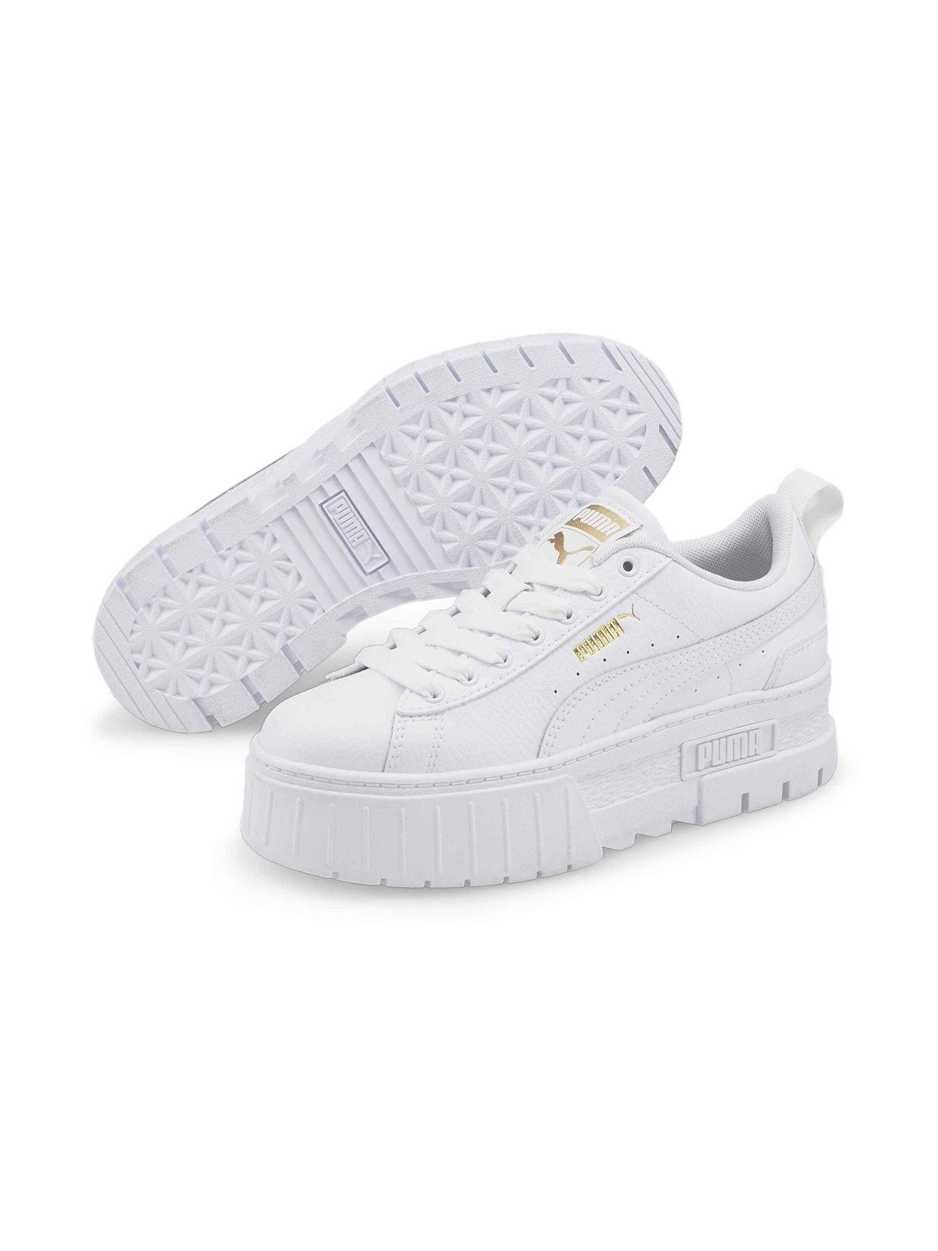 Кеды низкие PUMA Mayze Lth Jr модель 384527 Фото