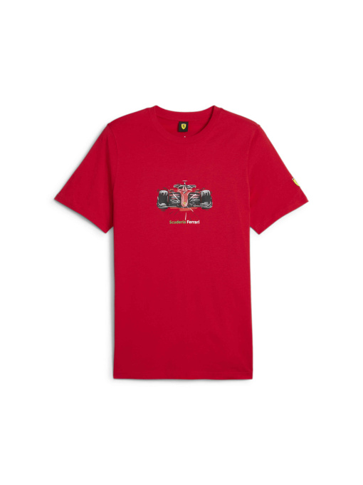 Спортивная футболка PUMA Ferrari Race Graphic Tee модель 623803 Фото