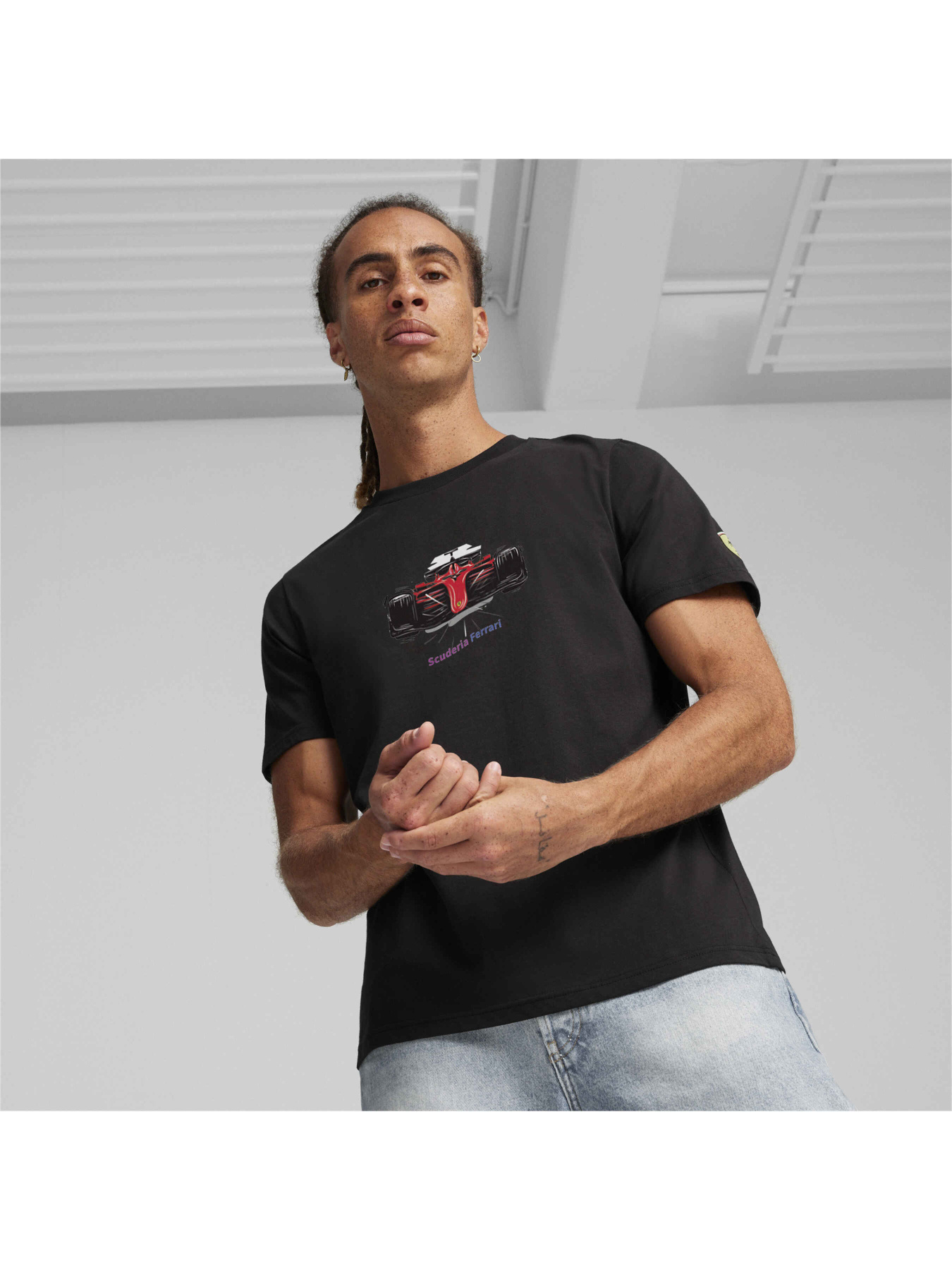 Футболка спортивная PUMA Ferrari Race Graphic Tee модель 623803 Фото