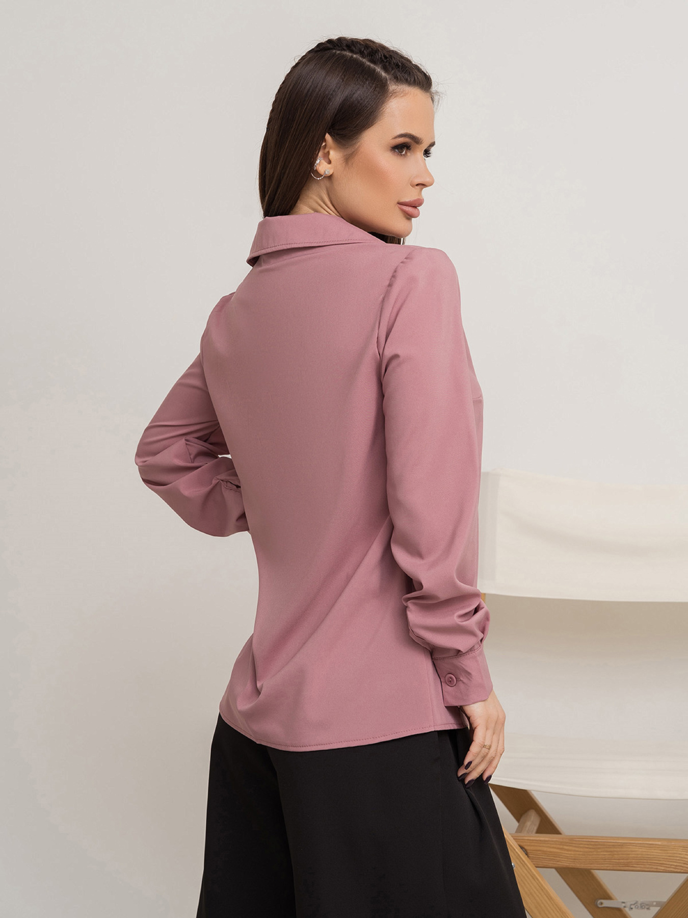 Рубашка ISSA Plus модель SA-504_розовый Фото