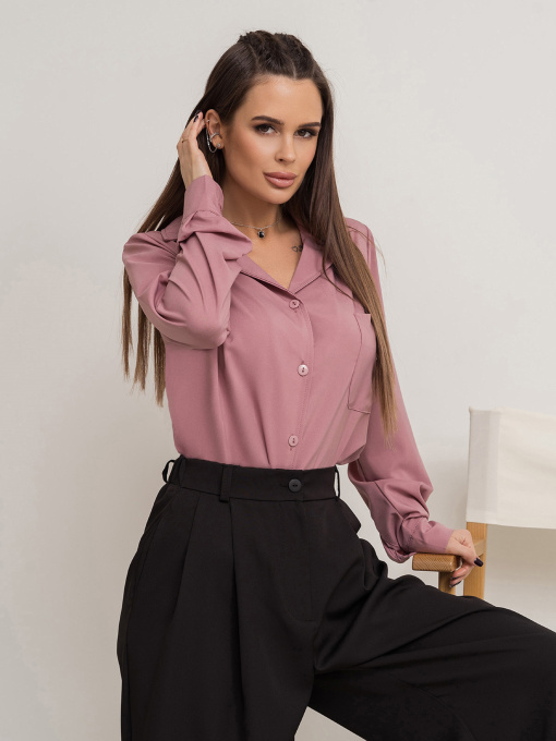 Рубашка ISSA Plus модель SA-504_розовый Фото