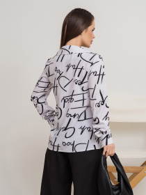 Рубашка повседневная ISSA Plus модель SA-509_белый Фото