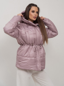 Демисезонная куртка ISSA Plus модель SA-508_розовый Фото