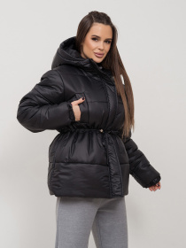 Демисезонная куртка ISSA Plus модель SA-508_черный Фото