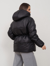 Демисезонная куртка ISSA Plus модель SA-508_черный Фото