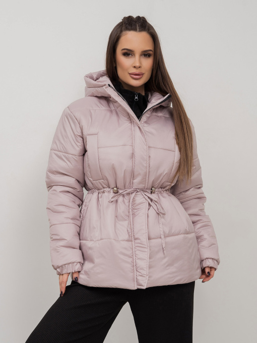 Демісезонна куртка ISSA Plus модель SA-508_бежевый Фото