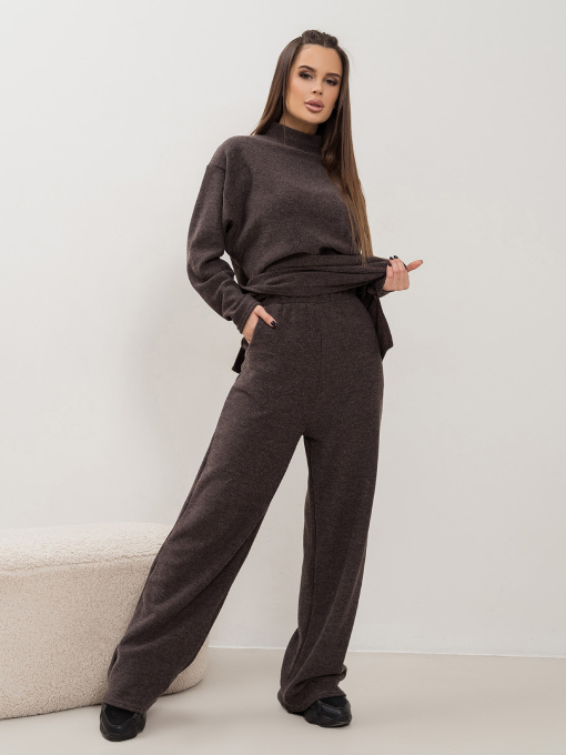 Костюм ISSA Plus модель 14468_коричневый Фото