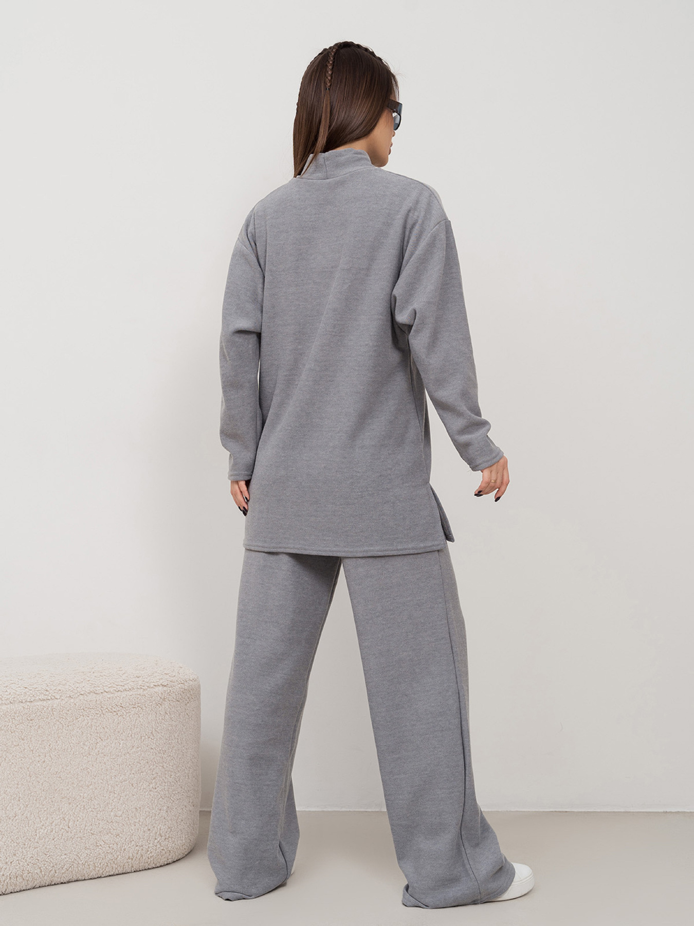 Костюм ISSA Plus модель 14468_серый Фото